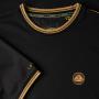 View Mens Speed Tee - Blk/Gld Full-Sized Product Image